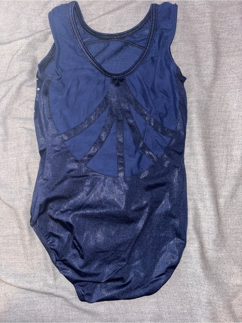 GK Sequin Blue Leotard - Picture 2 of 3